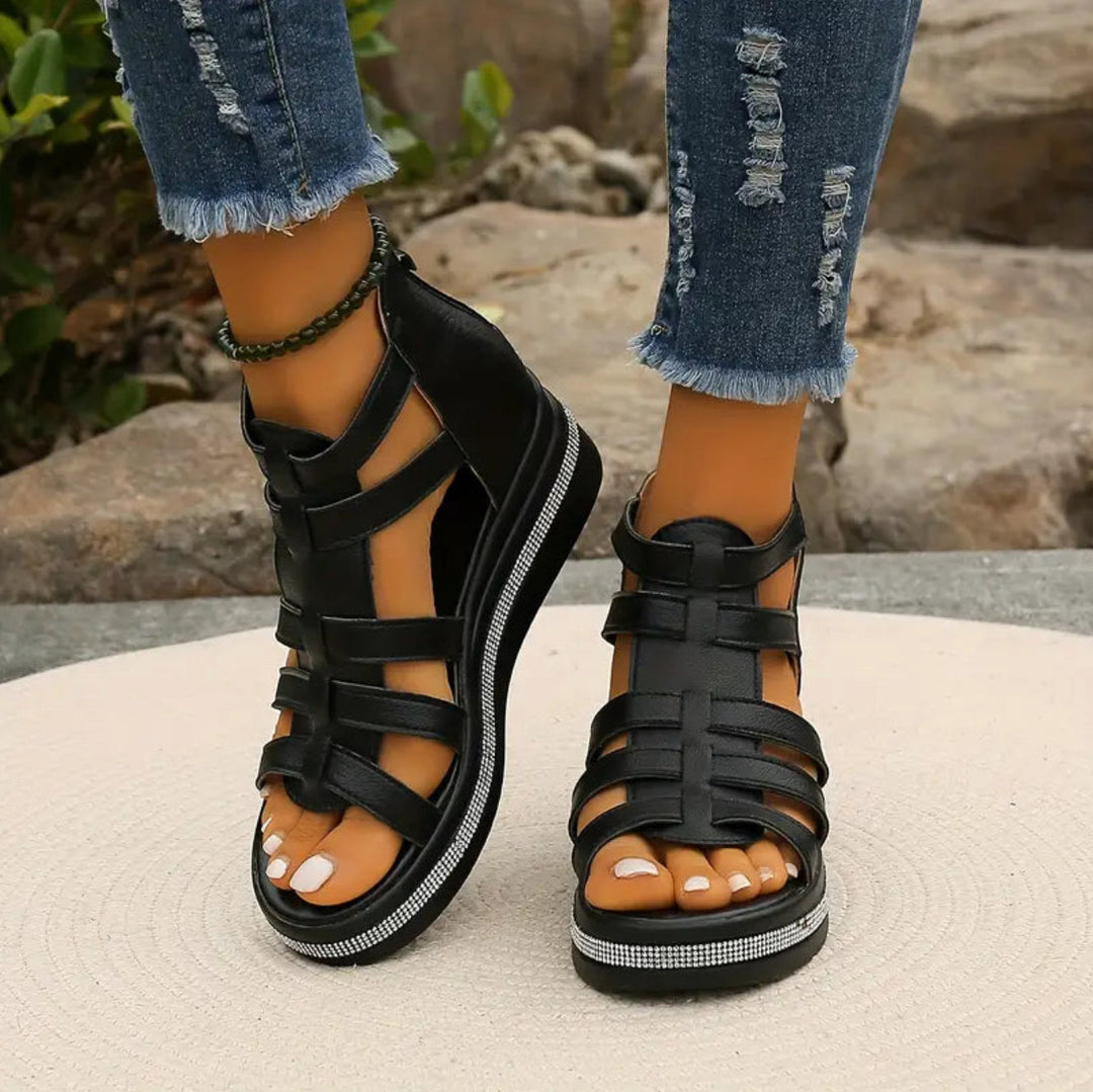Chloe | Elegant Wedge Sandals