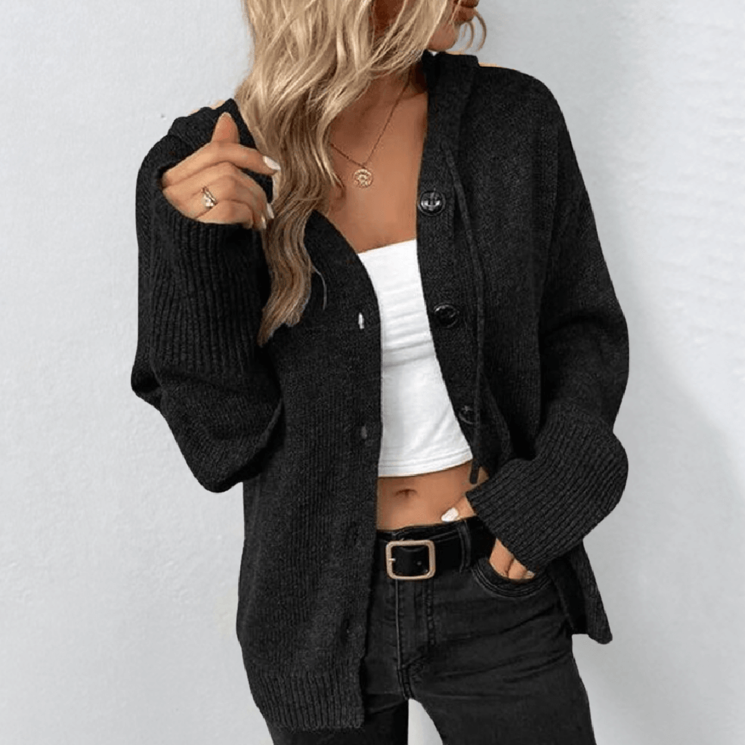 Cozy Oversized Hooded Cardigan for Women