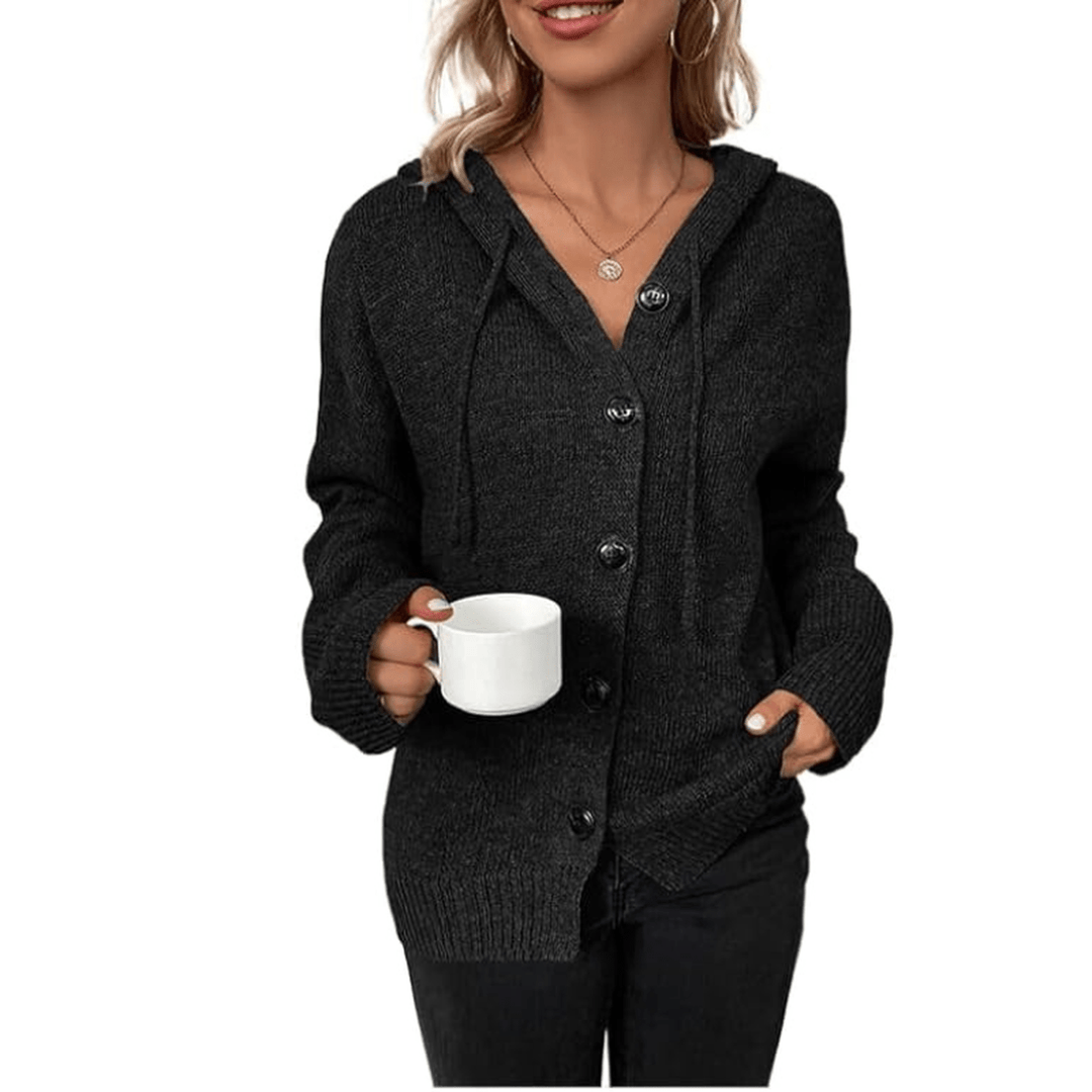 Cozy Oversized Hooded Cardigan for Women