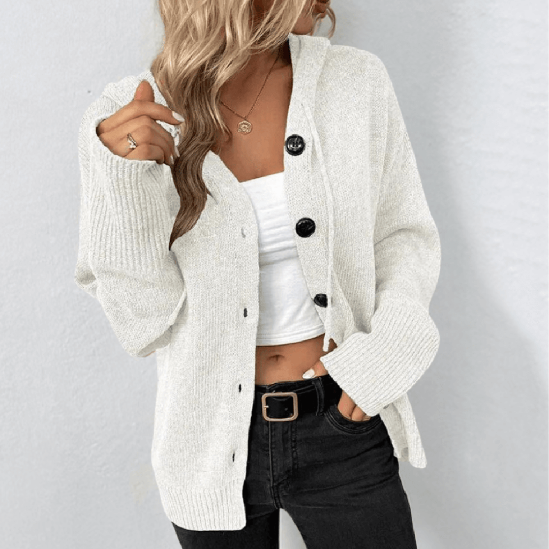 Cozy Oversized Hooded Cardigan for Women