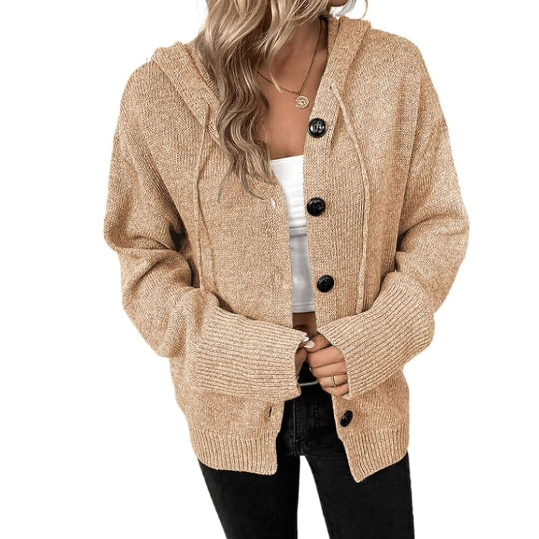 Cozy Oversized Hooded Cardigan for Women