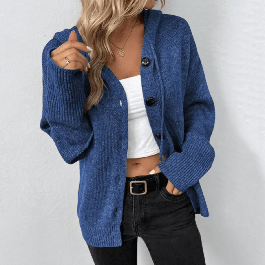 Cozy Oversized Hooded Cardigan for Women