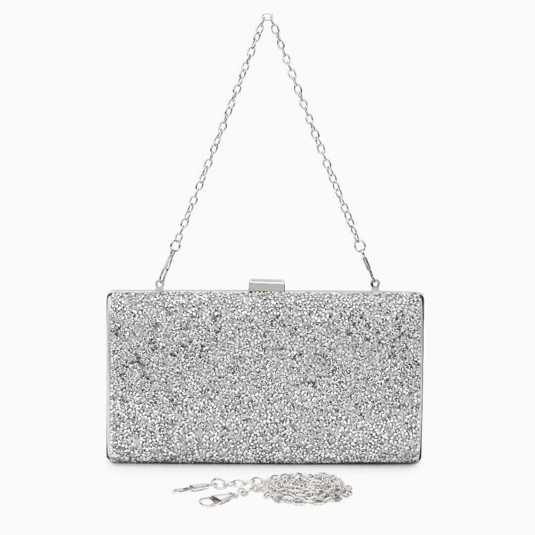 Esme - Crystal-Embellished Evening Clutch Bag