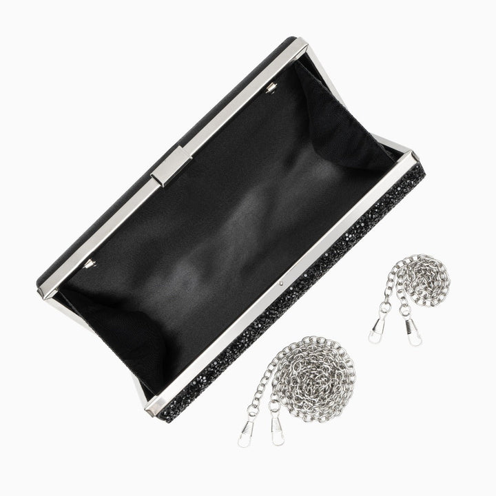Esme - Crystal-Embellished Evening Clutch Bag