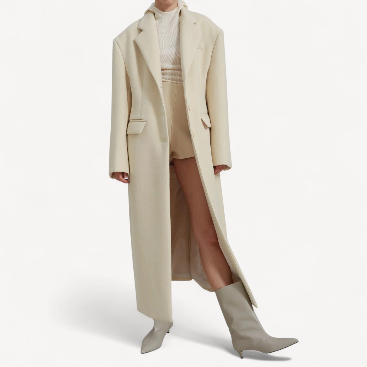 Oversized Longline Tailored Coat