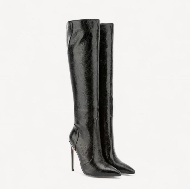 Stiletto Knee High Boots