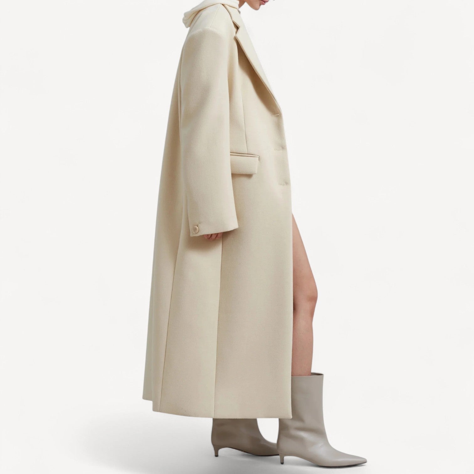 Oversized Longline Tailored Coat