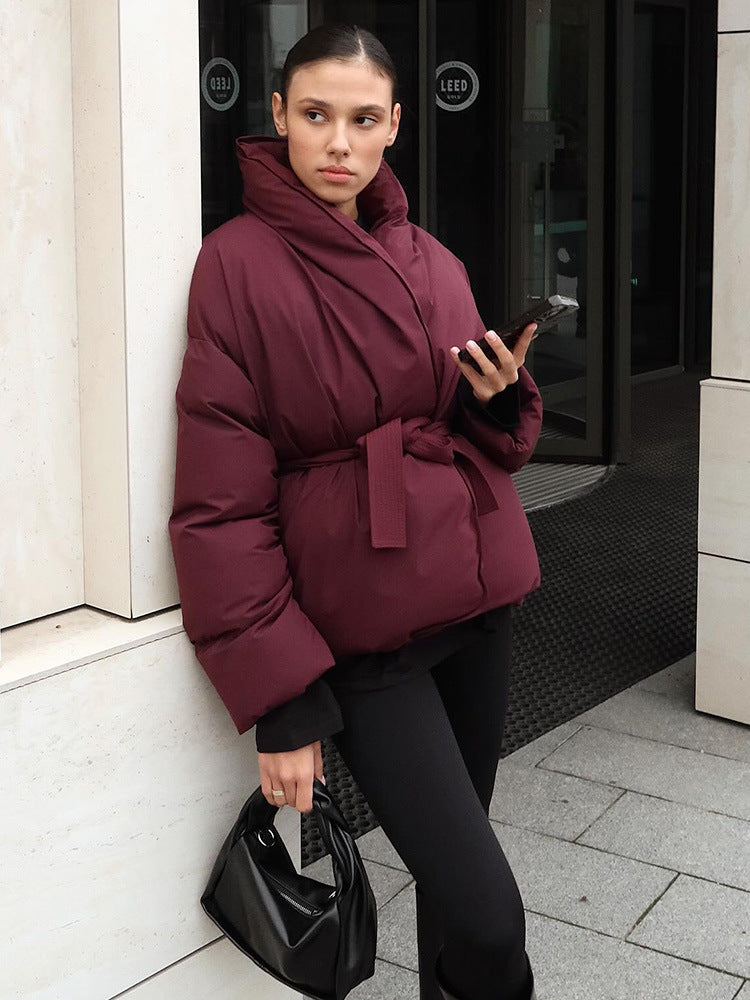 High Collar Puffer Coat