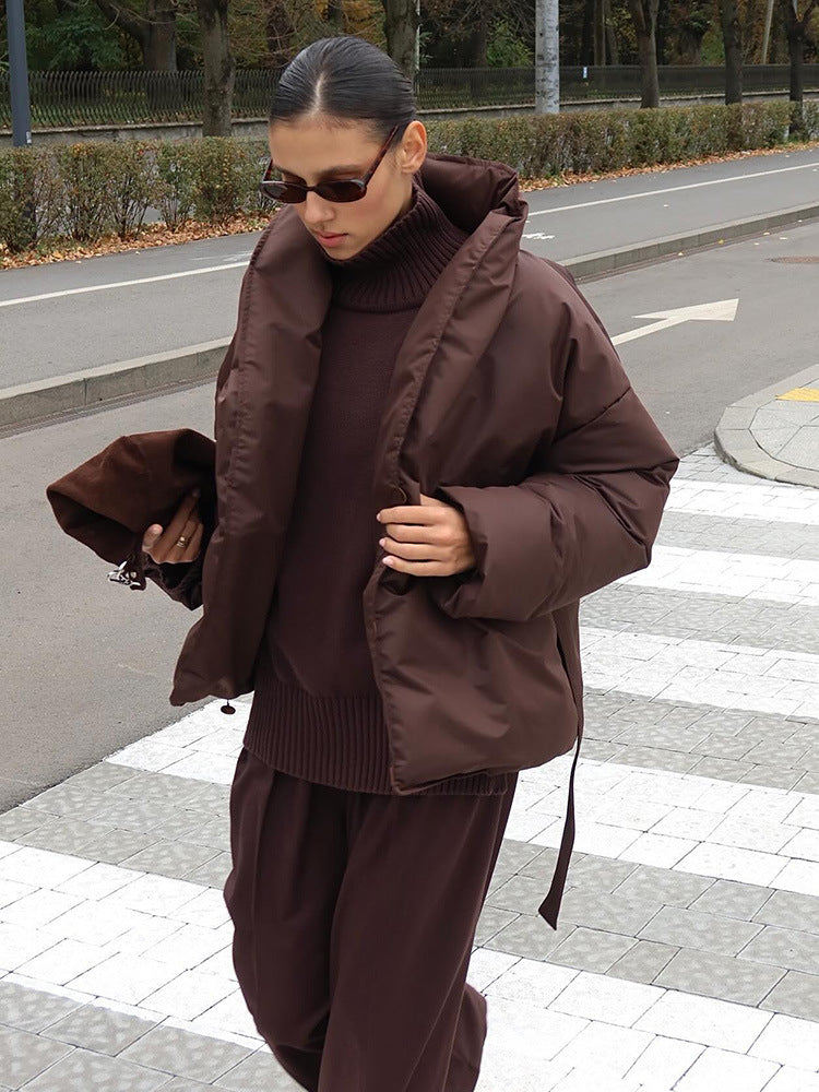 High Collar Puffer Coat