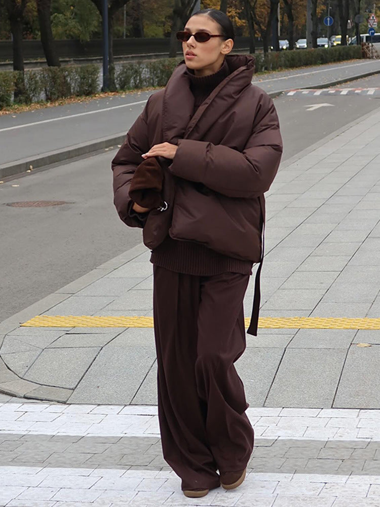 High Collar Puffer Coat