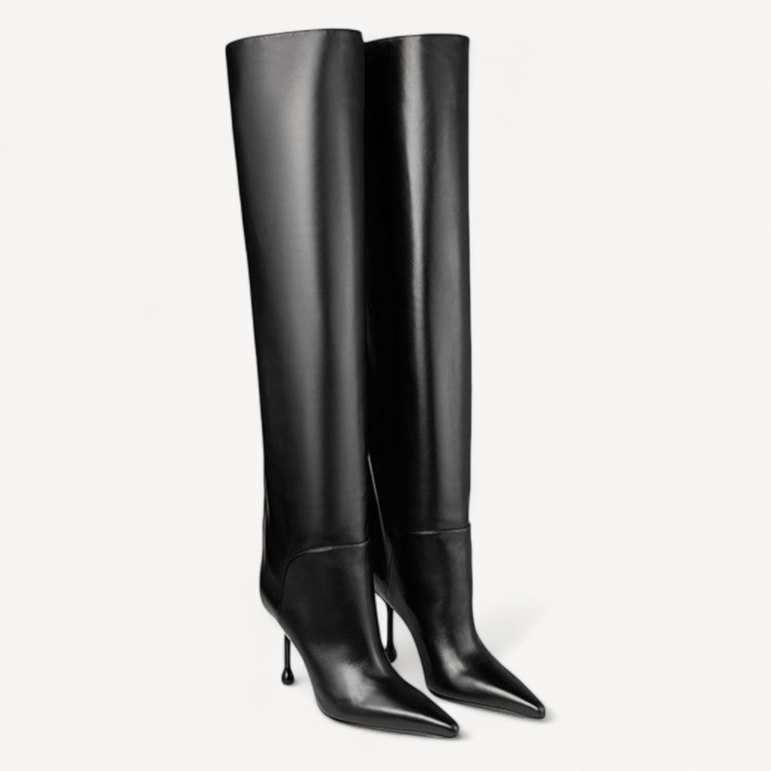 Real Leather Stiletto Boots