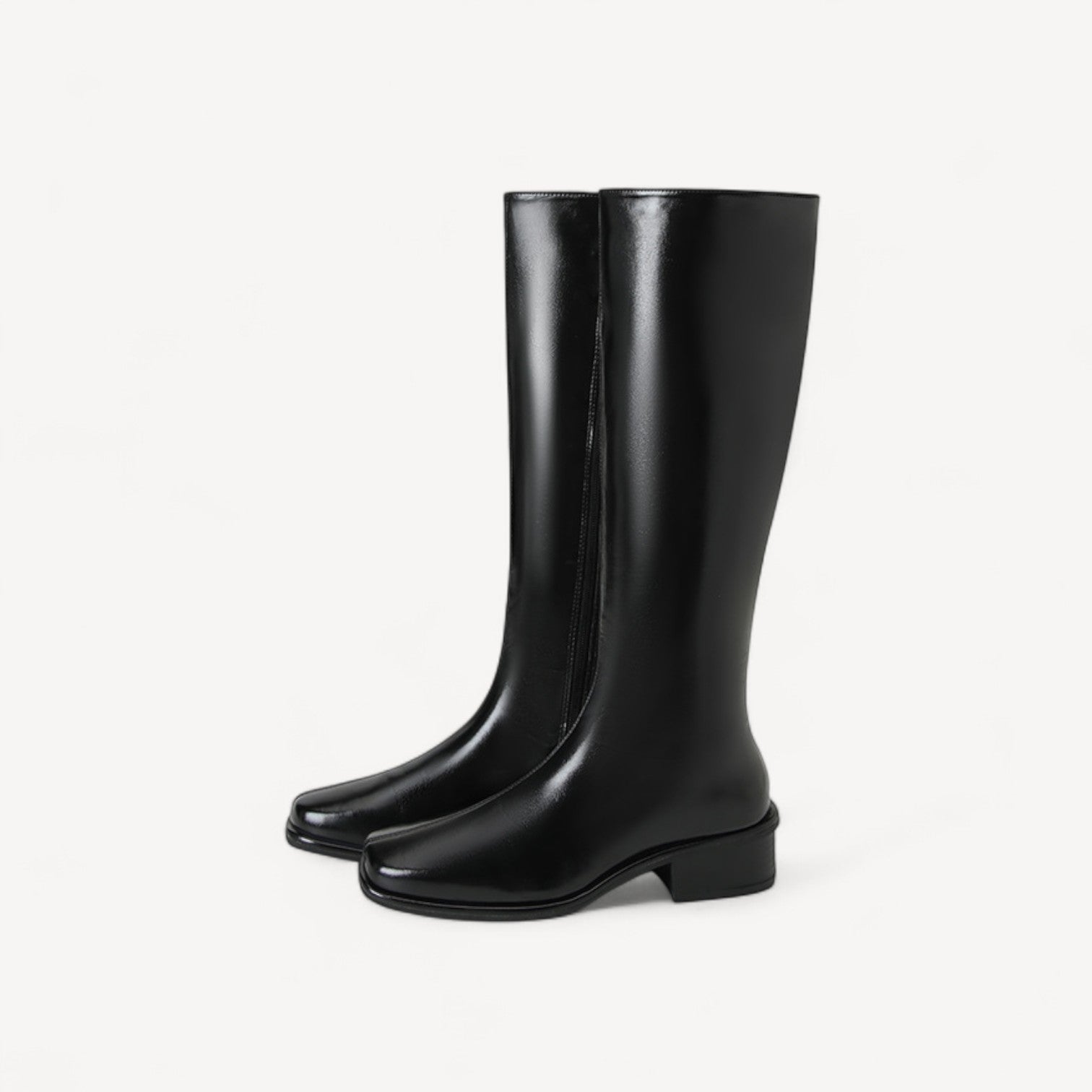 Davies | Square Toe Knee Boots
