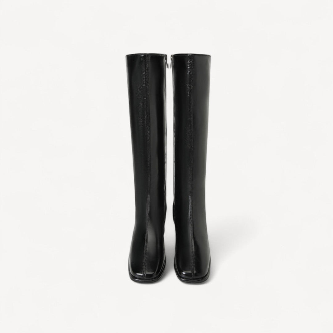 Davies | Square Toe Knee Boots