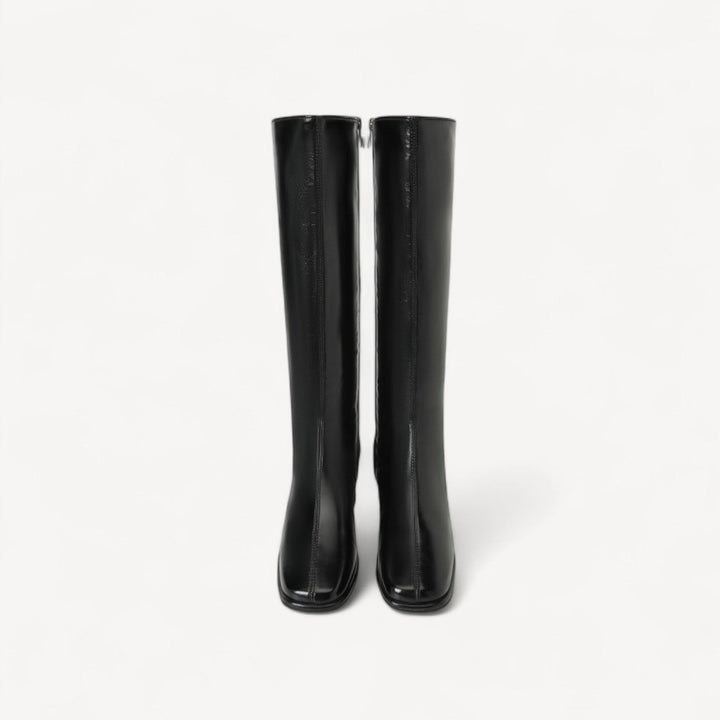 Davies | Square Toe Knee Boots