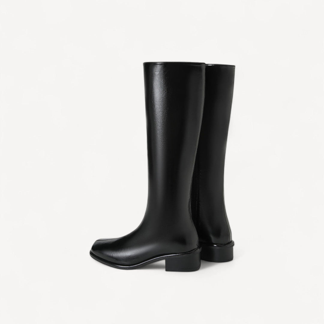 Davies | Square Toe Knee Boots