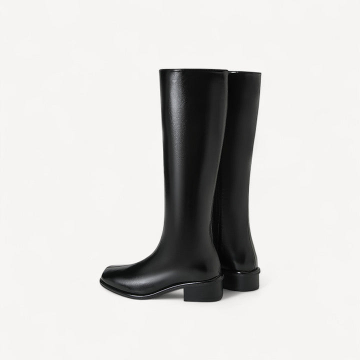 Davies | Square Toe Knee Boots