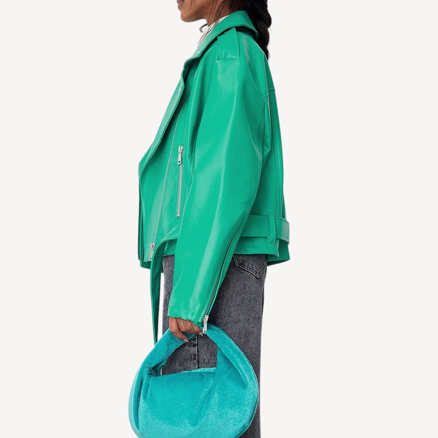 Bold Vegan Biker Jacket