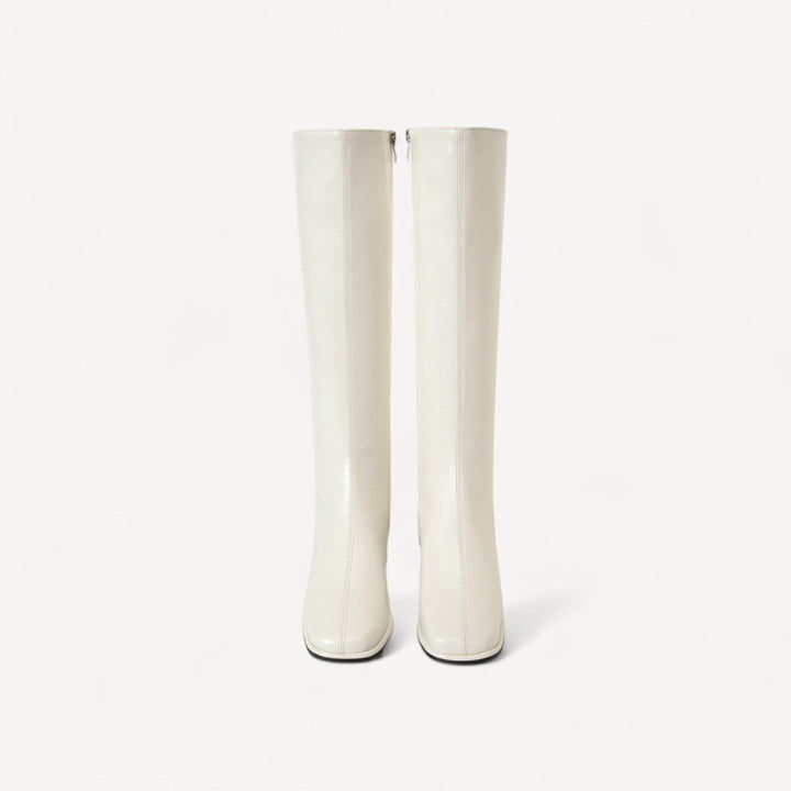 Davies | Square Toe Knee Boots