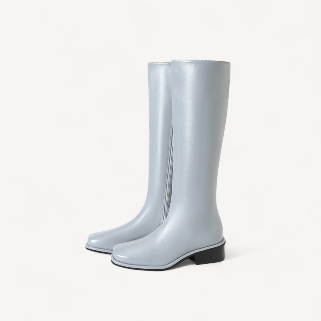 Davies | Square Toe Knee Boots