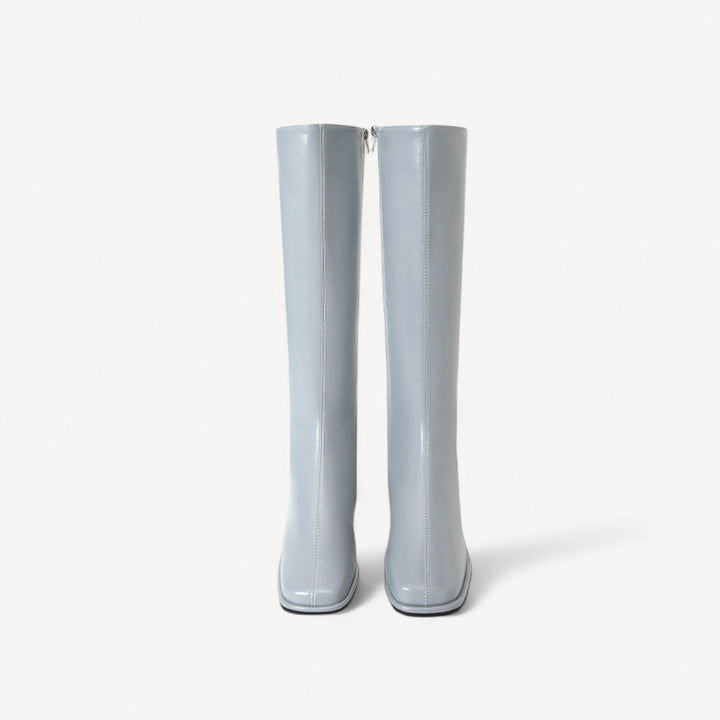 Davies | Square Toe Knee Boots