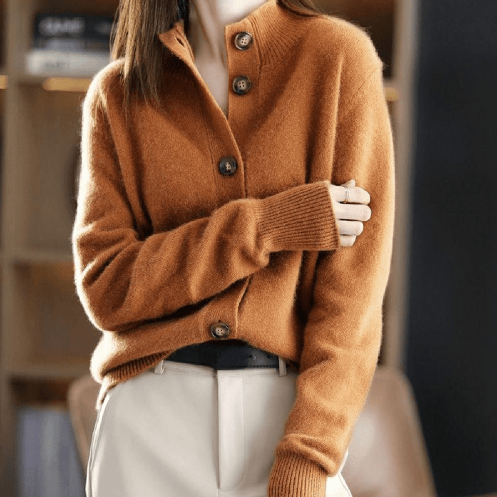 Elegant Cashmere Cardigan For Women