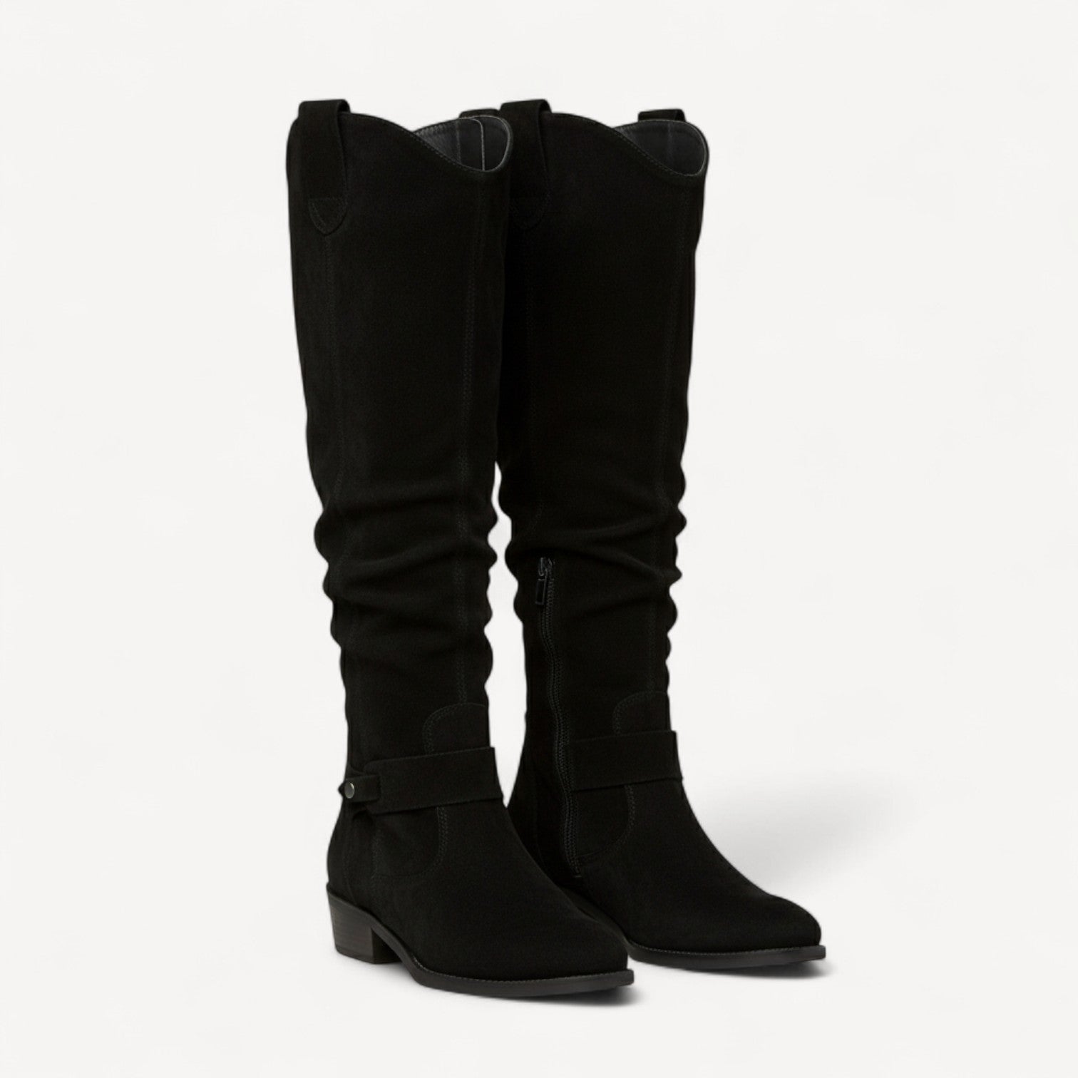 Comfortable Suede Knee Highs