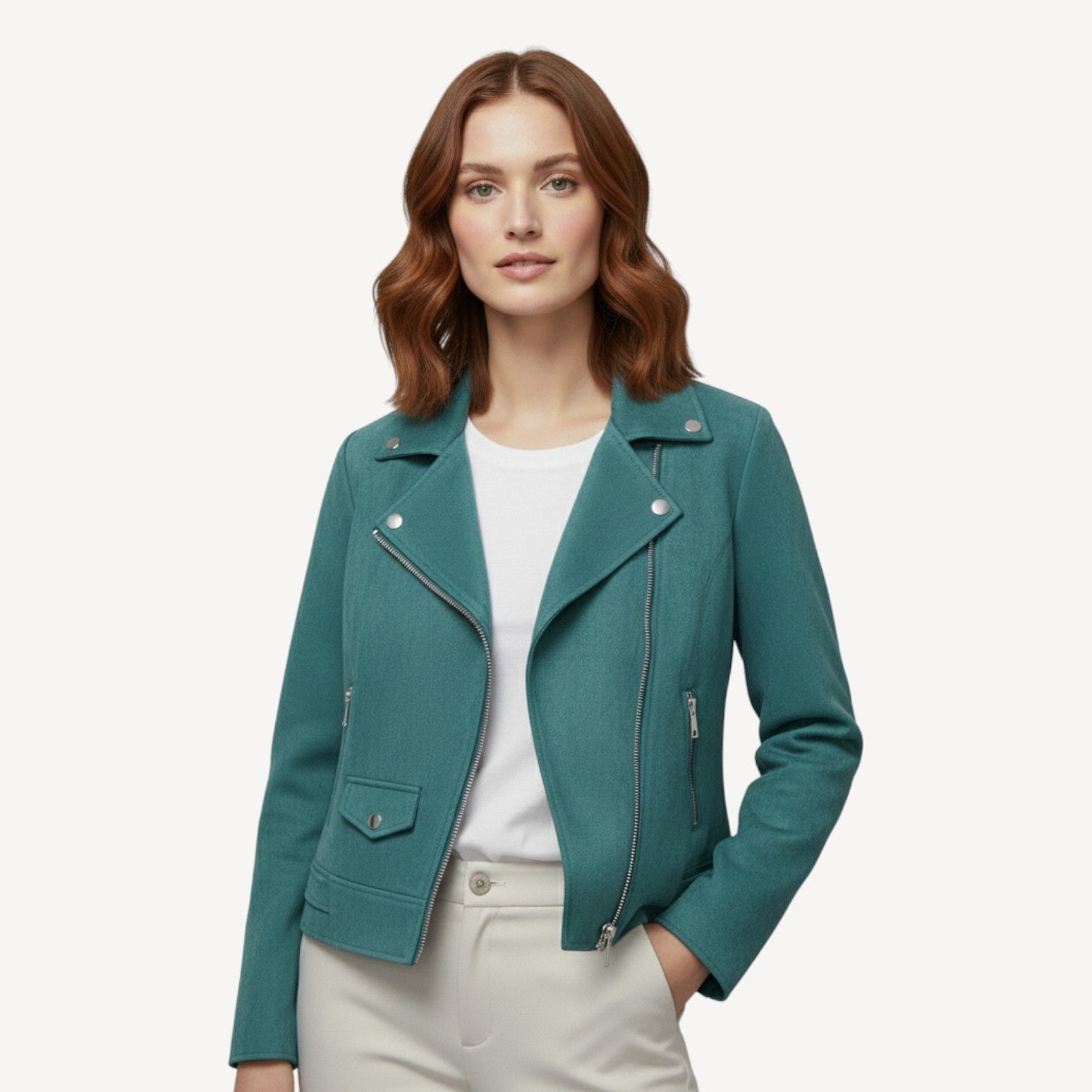 Classic Suede Moto Jacket