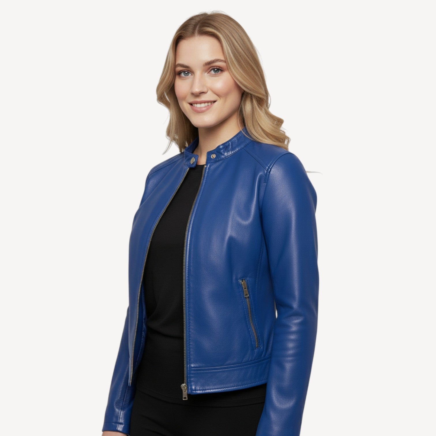 Classic Faux Leather Jacket