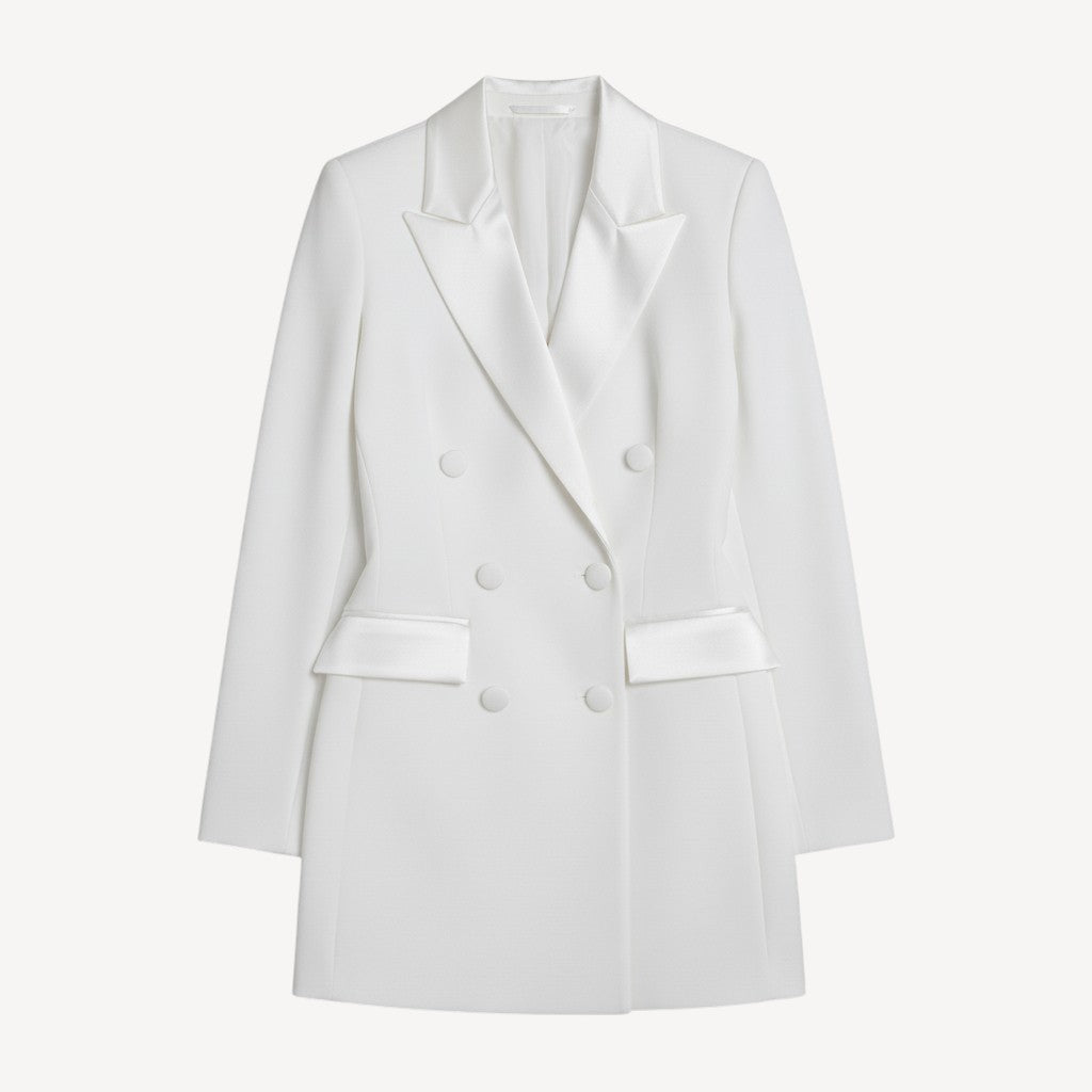 Double Breasted Blazer Dress