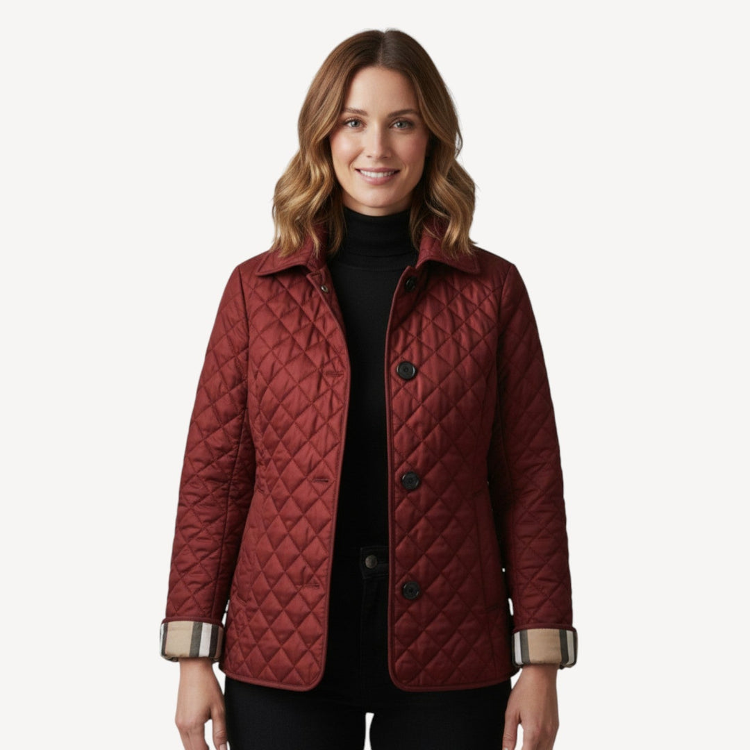 Lightweight Diamond Stitch Coat
