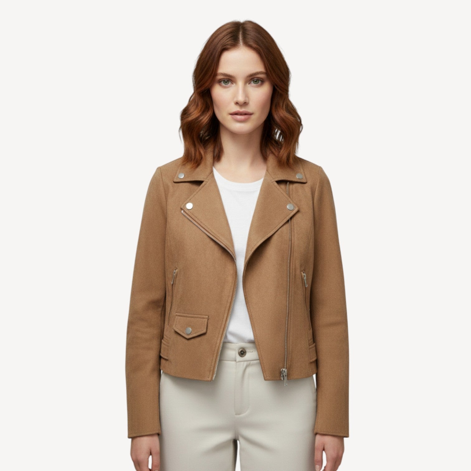 Classic Suede Moto Jacket