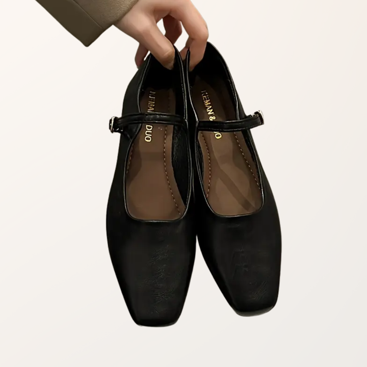 ELINOR – CLASSIC SQUARE-TOE MARY JANE SHOES
