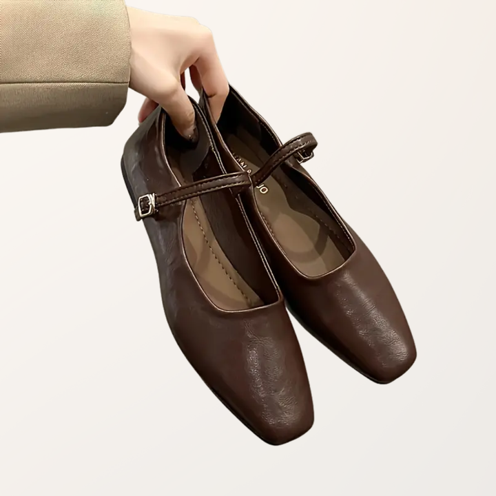 ELINOR – CLASSIC SQUARE-TOE MARY JANE SHOES