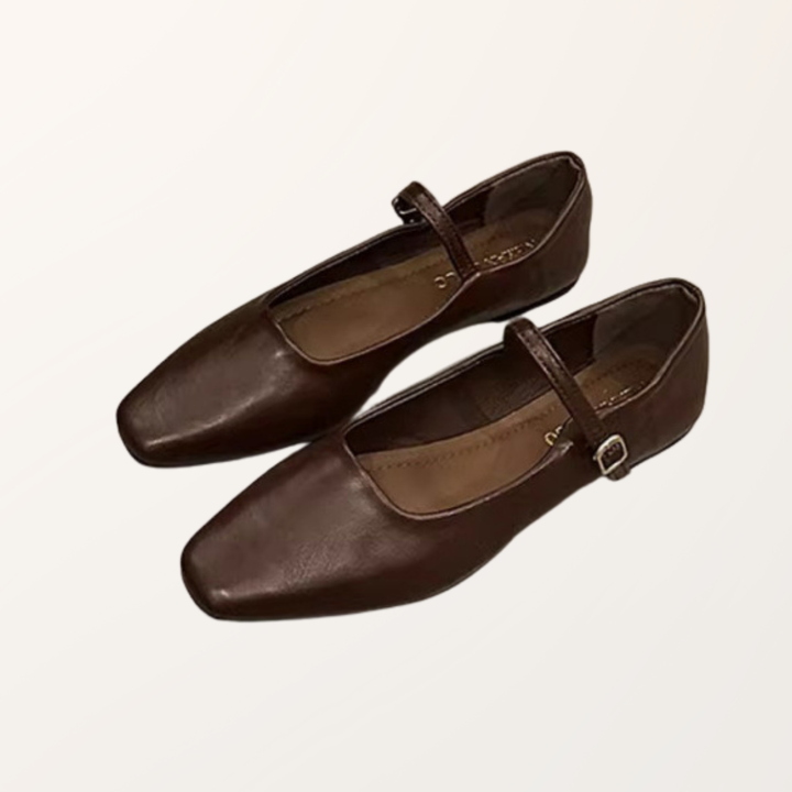 ELINOR – CLASSIC SQUARE-TOE MARY JANE SHOES