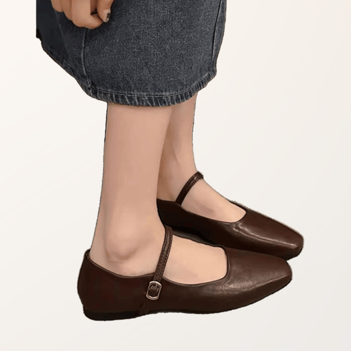 ELINOR – CLASSIC SQUARE-TOE MARY JANE SHOES