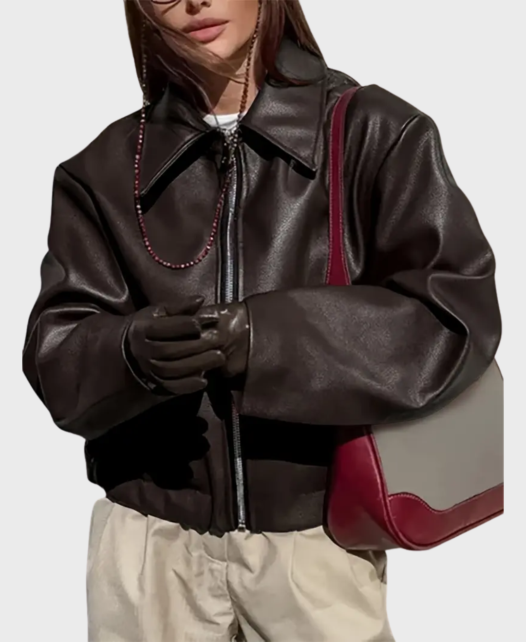 Women’s Retro Leather Jacket