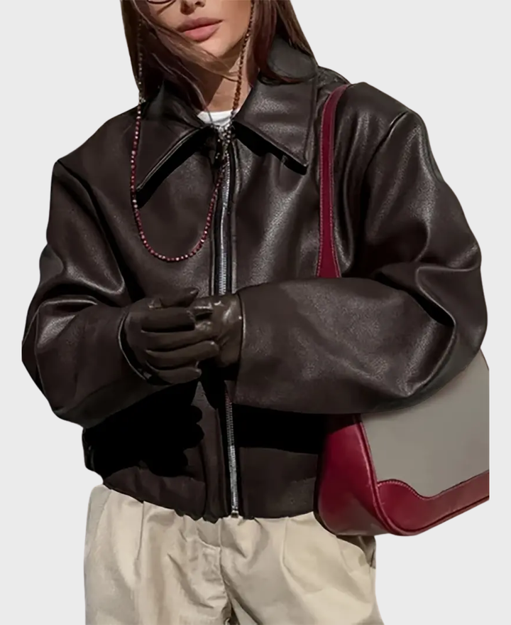 Women’s Retro Leather Jacket