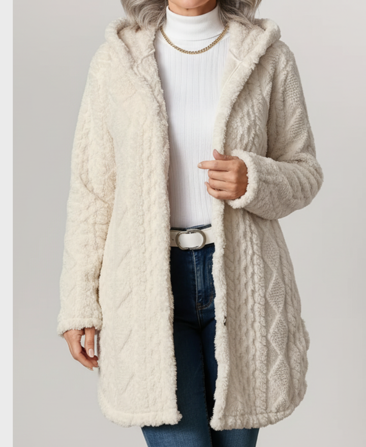 Amara™ Soft Fleece Hooded Coat