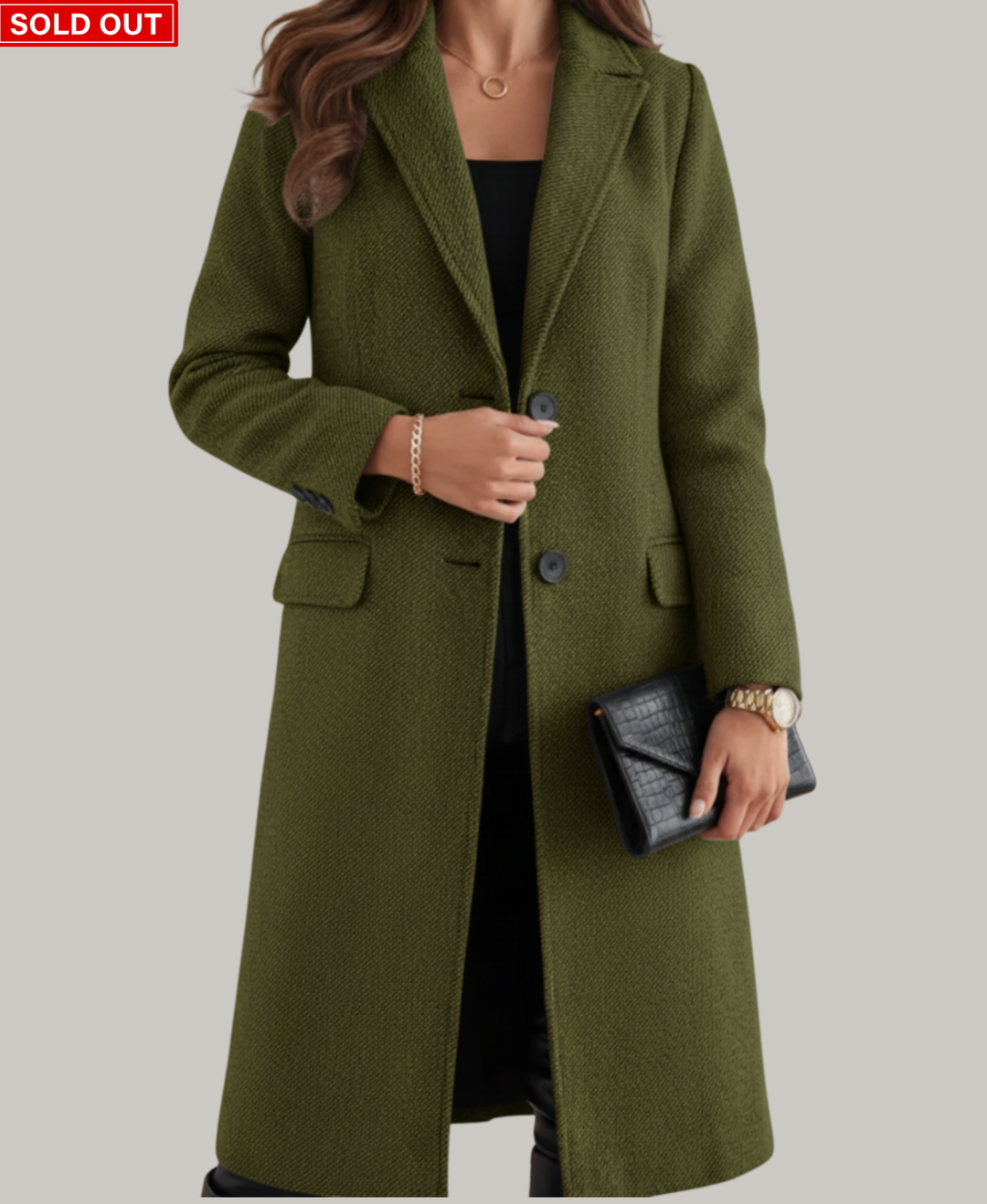 Judith – Elegant Long Wool Coat