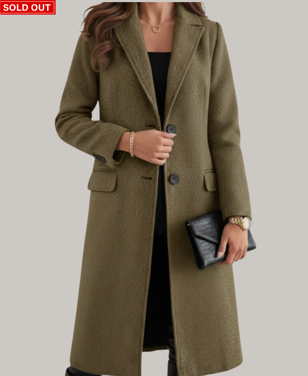 Judith – Elegant Long Wool Coat
