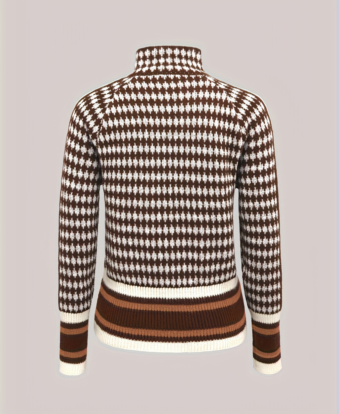 Elara – Autumn-Winter Stand Collar Zip Knit