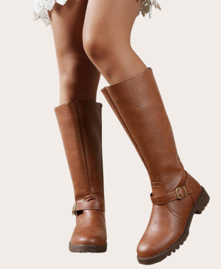 ELSIE - Comfortable Low Heel Boots