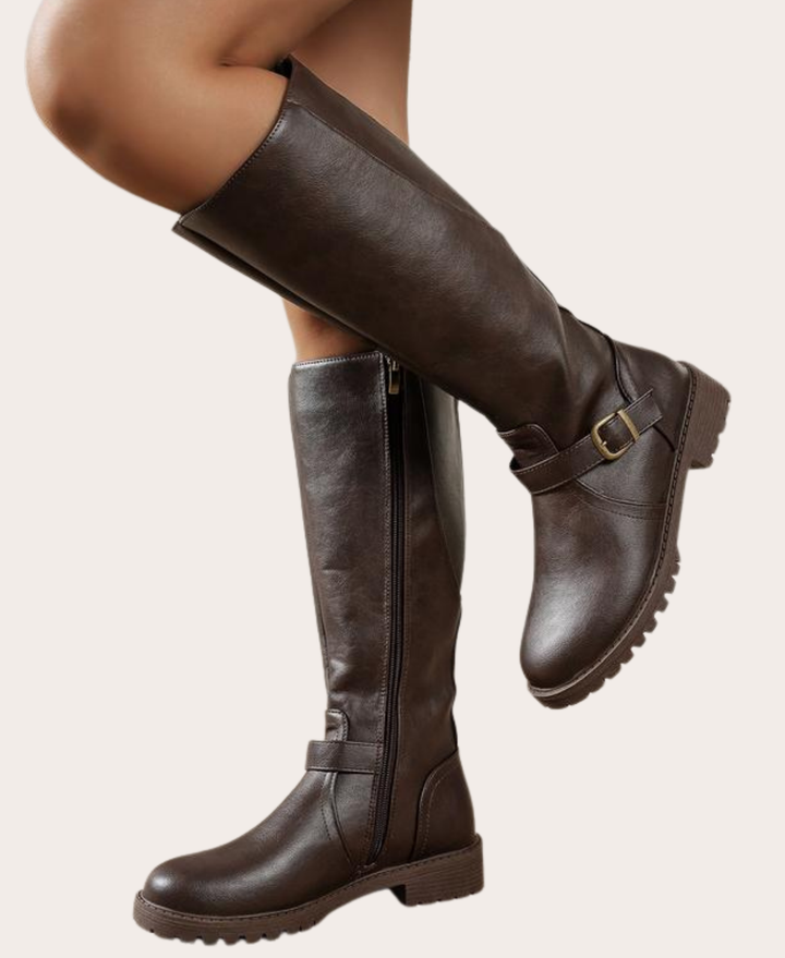 ELSIE - Comfortable Low Heel Boots