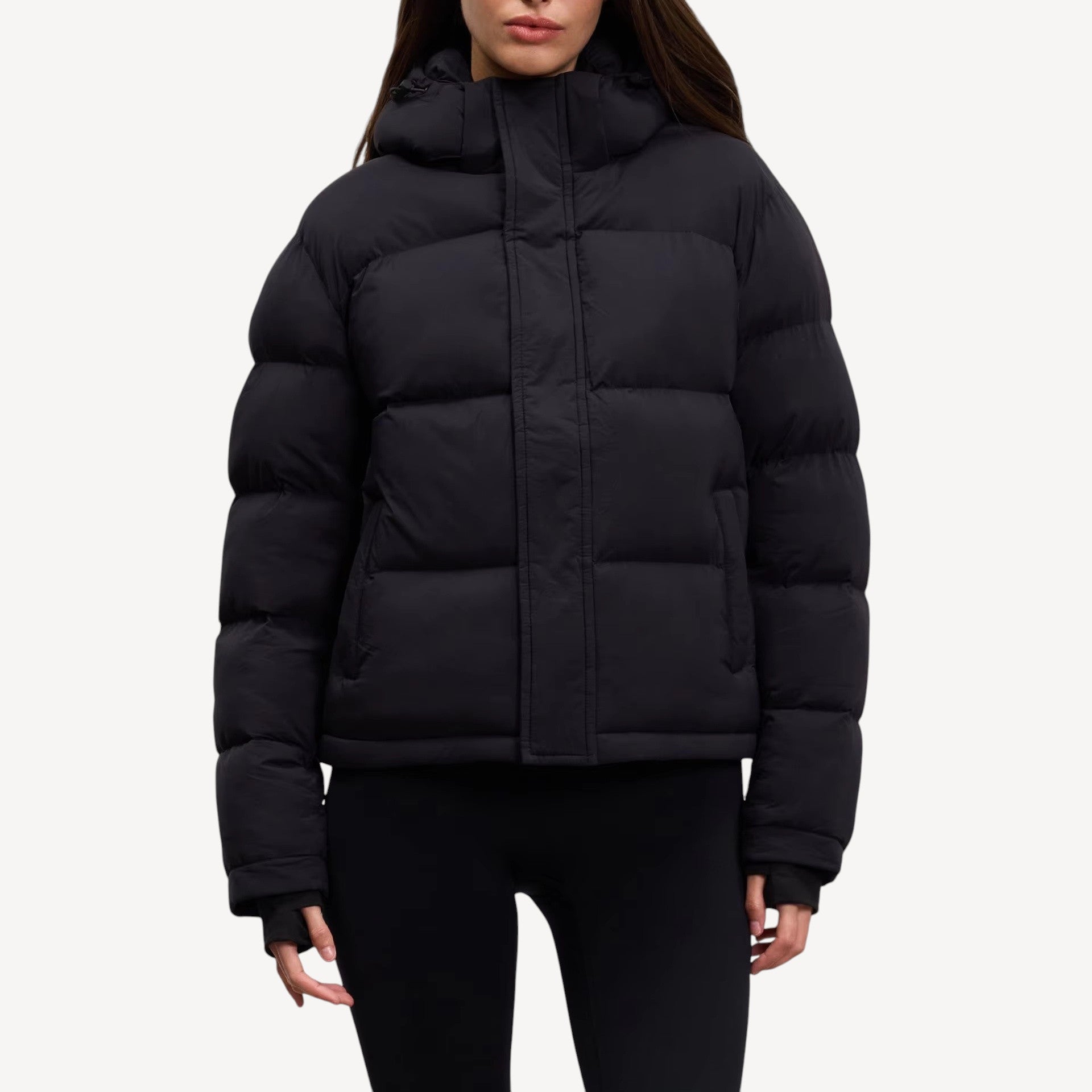 Women’s Black Quilted Coat