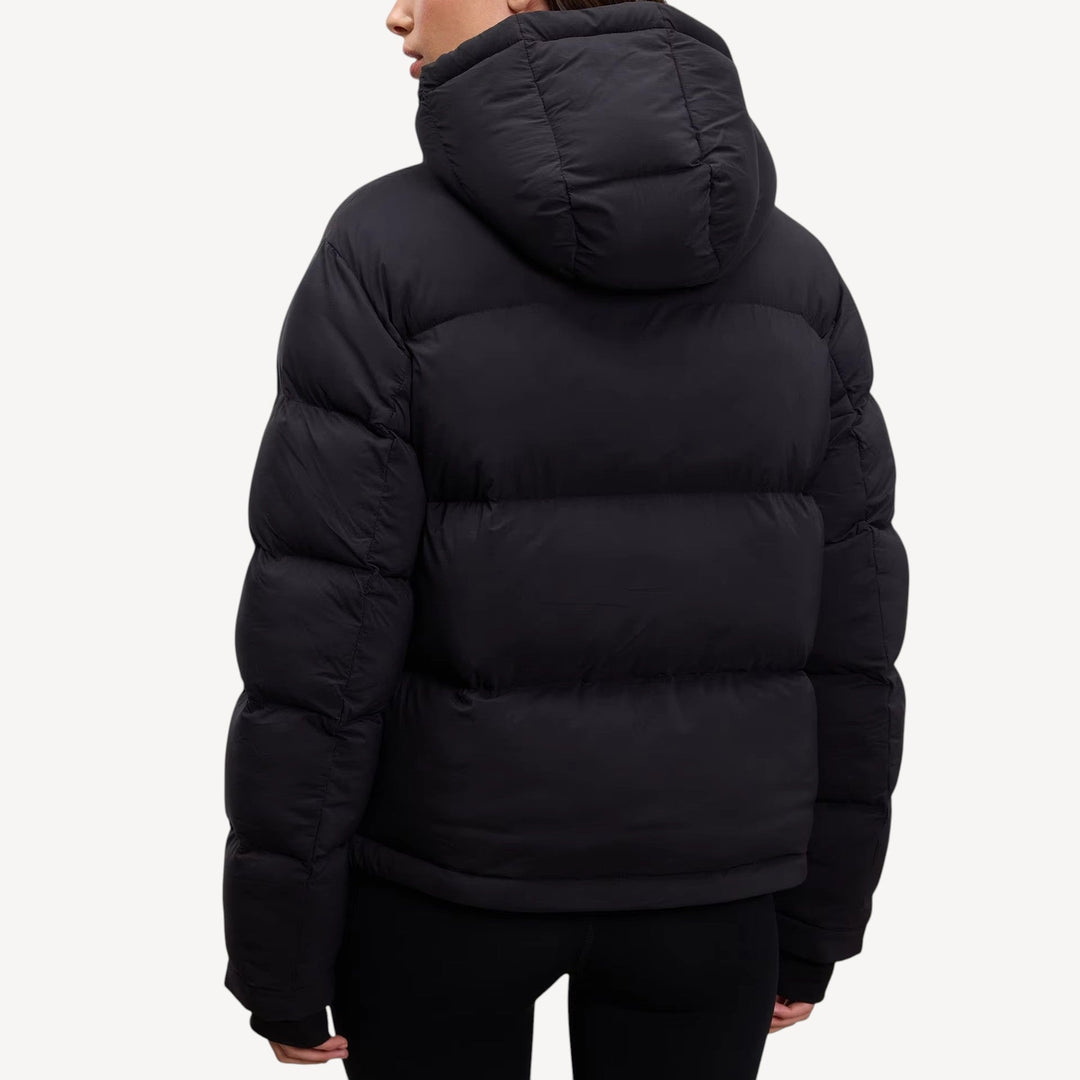 Women’s Black Quilted Coat