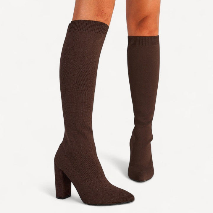 Knee High Block Boots