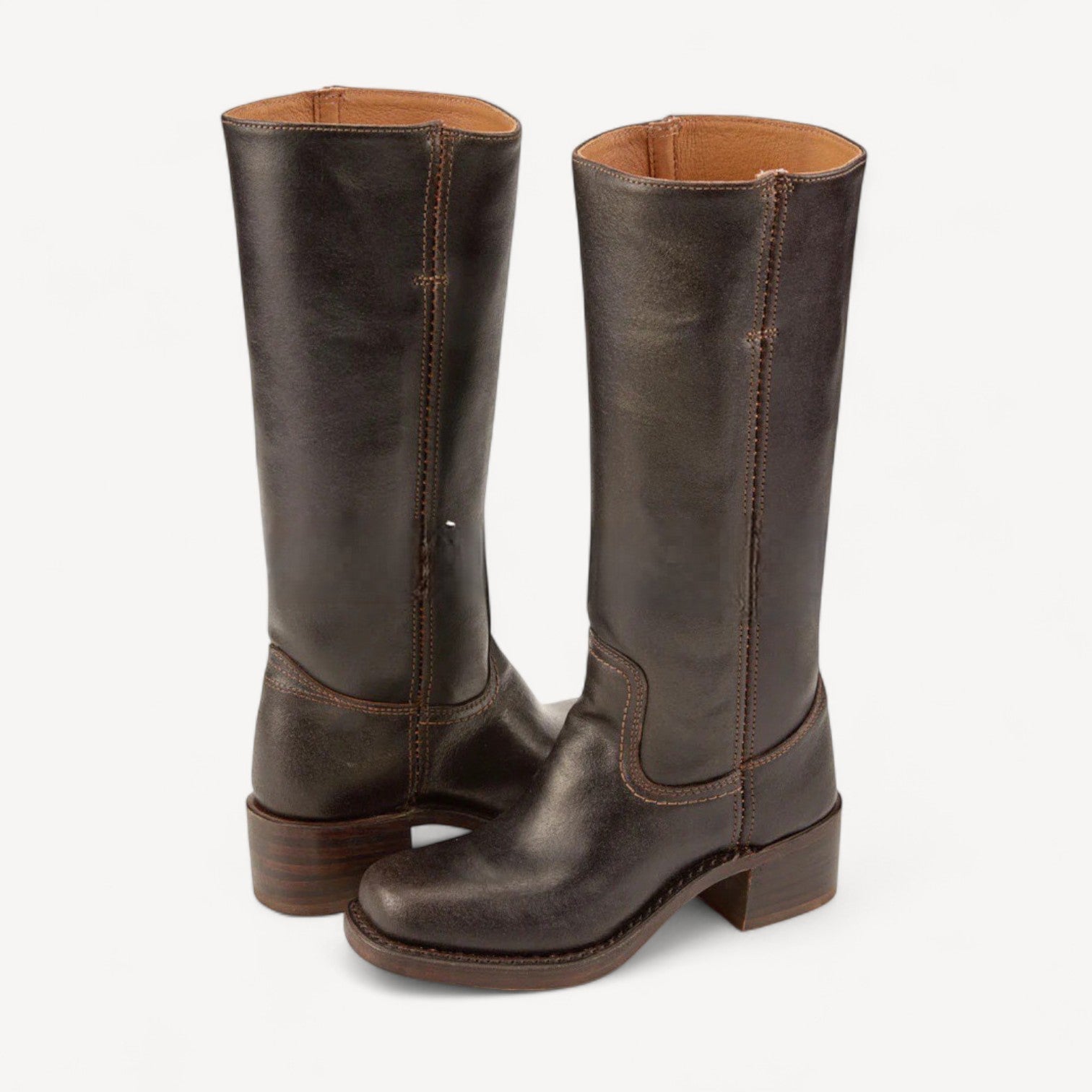 Women’s Stacked Heel Boots