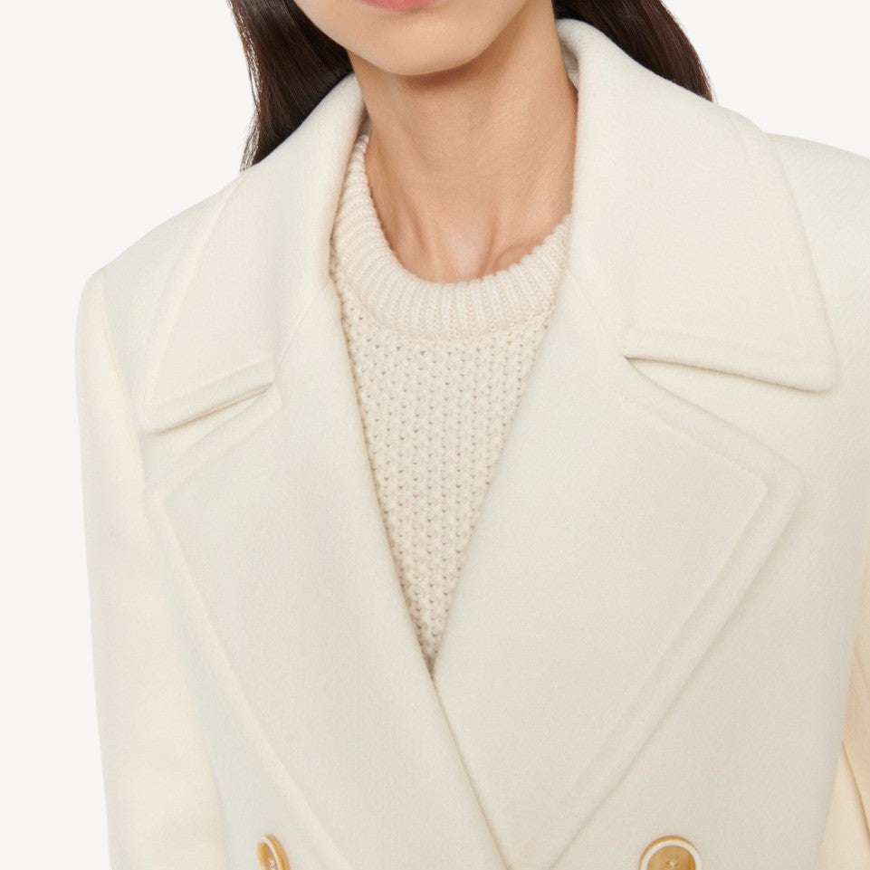 Wool Double-Breasted Coat