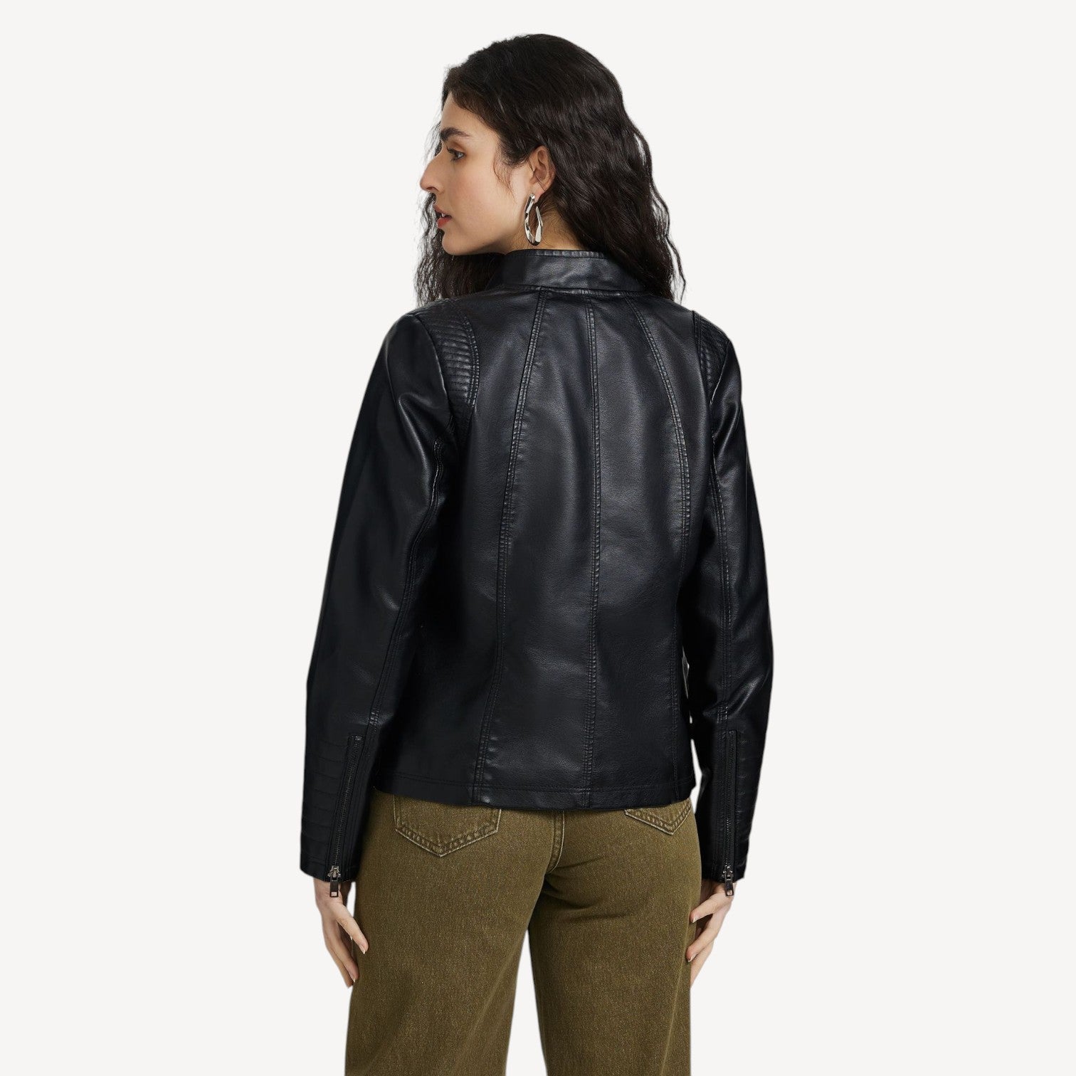 Slim Fit Vegan Jacket