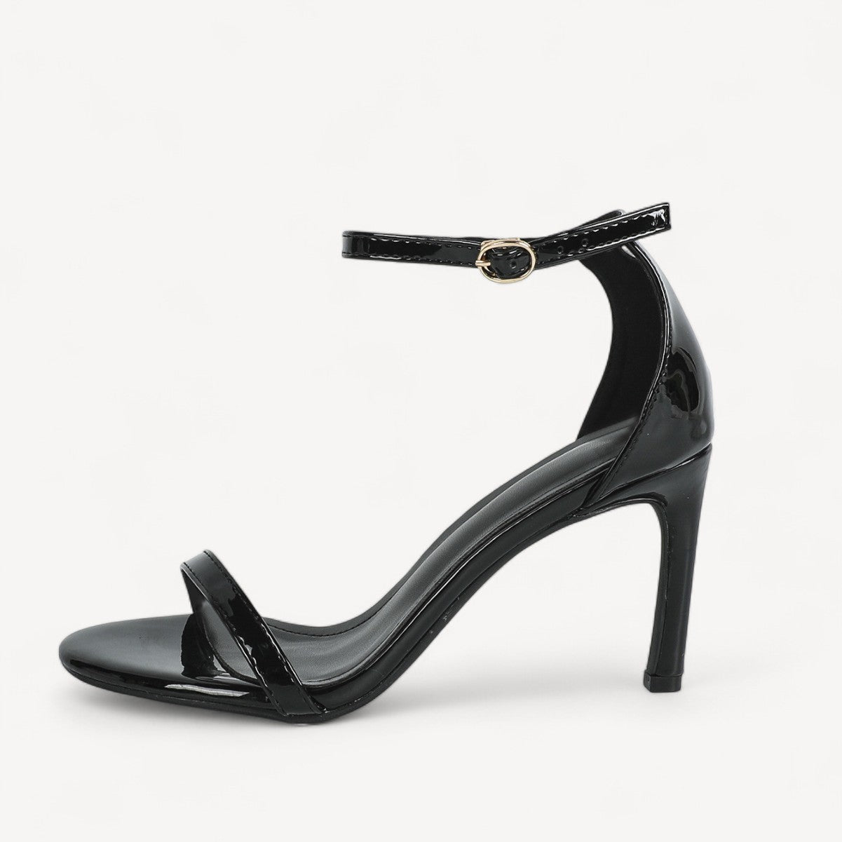 Strappy Black Stiletto Sandals